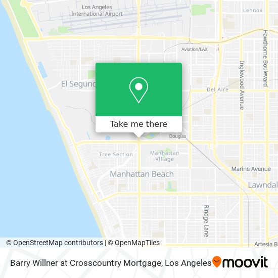 Barry Willner at Crosscountry Mortgage map
