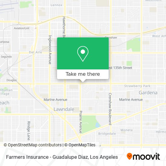 Mapa de Farmers Insurance - Guadalupe Diaz