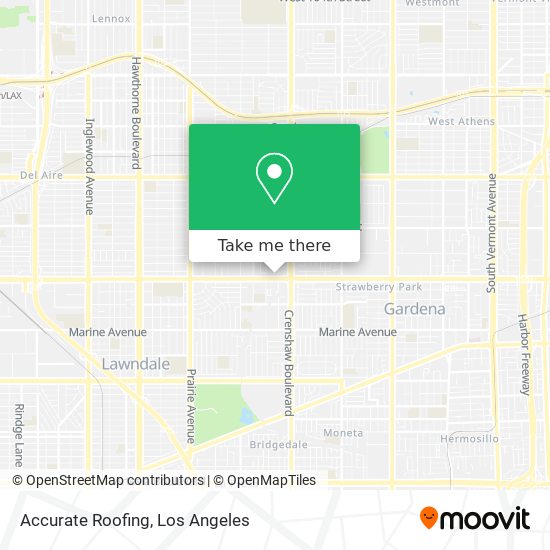 Mapa de Accurate Roofing