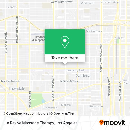 Mapa de La Revive Massage Therapy