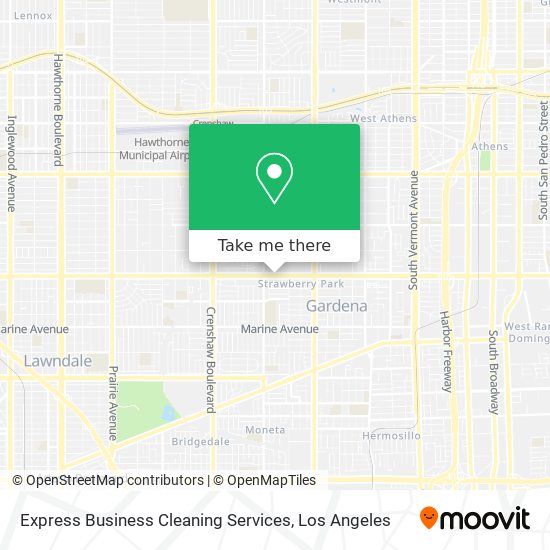 Express Business Cleaning Services map