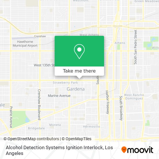 Mapa de Alcohol Detection Systems Ignition Interlock