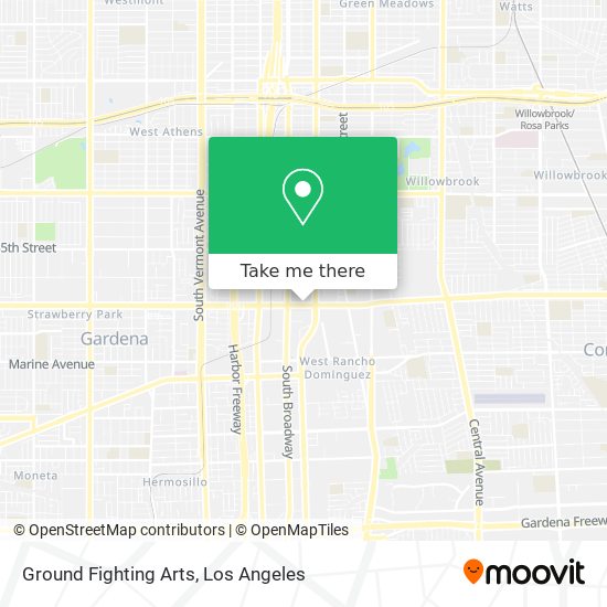 Mapa de Ground Fighting Arts