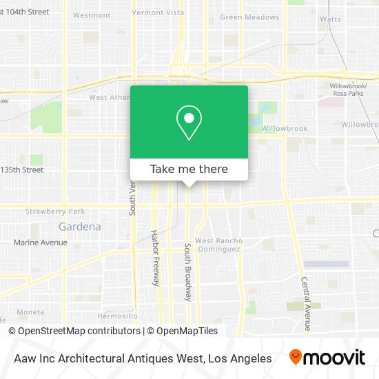 Mapa de Aaw Inc Architectural Antiques West