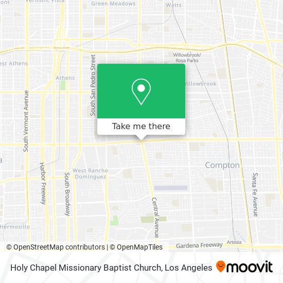 Mapa de Holy Chapel Missionary Baptist Church