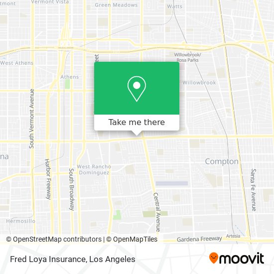 Mapa de Fred Loya Insurance