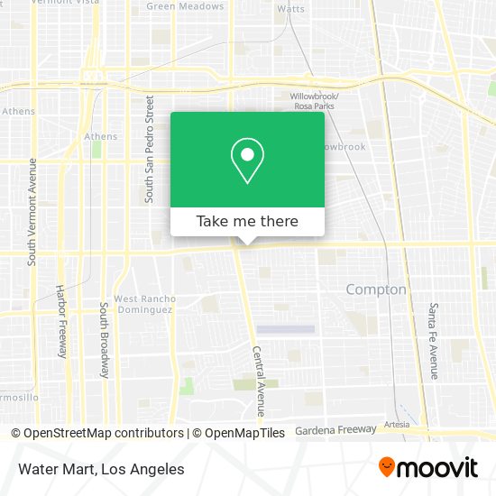 Water Mart map