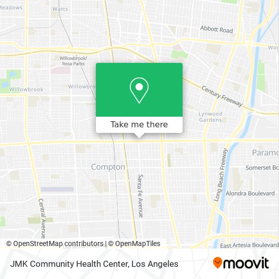 JMK Community Health Center map