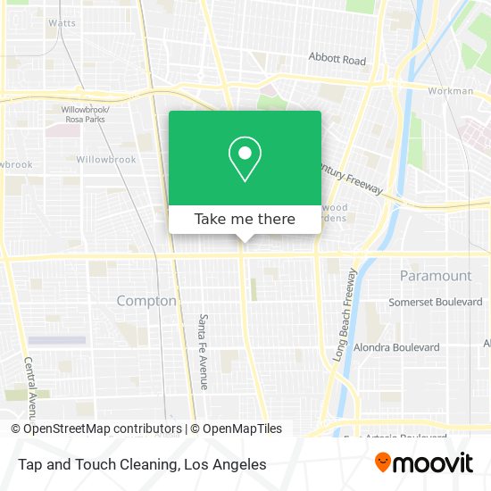 Tap and Touch Cleaning map