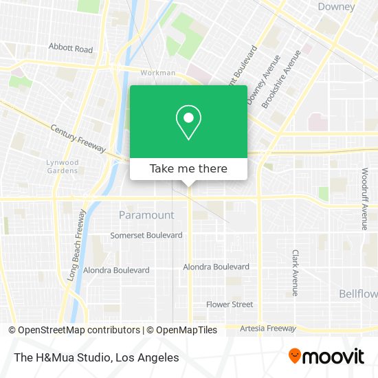 The H&Mua Studio map