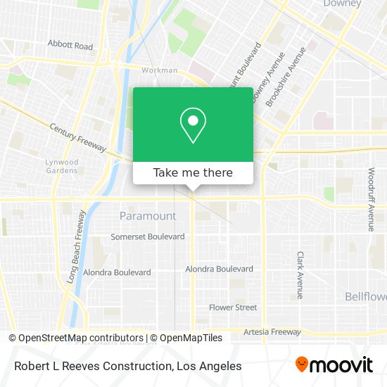 Robert L Reeves Construction map