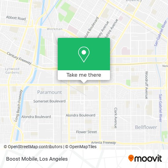 Boost Mobile map