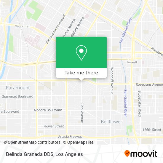 Belinda Granada DDS map