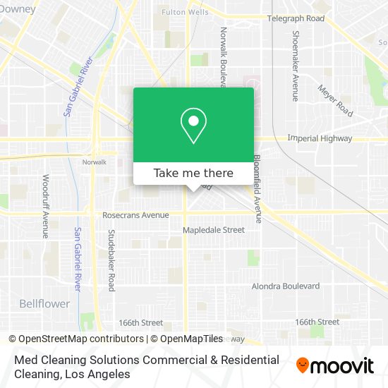 Med Cleaning Solutions Commercial & Residential Cleaning map