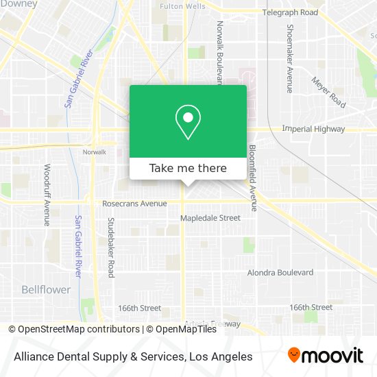 Alliance Dental Supply & Services map