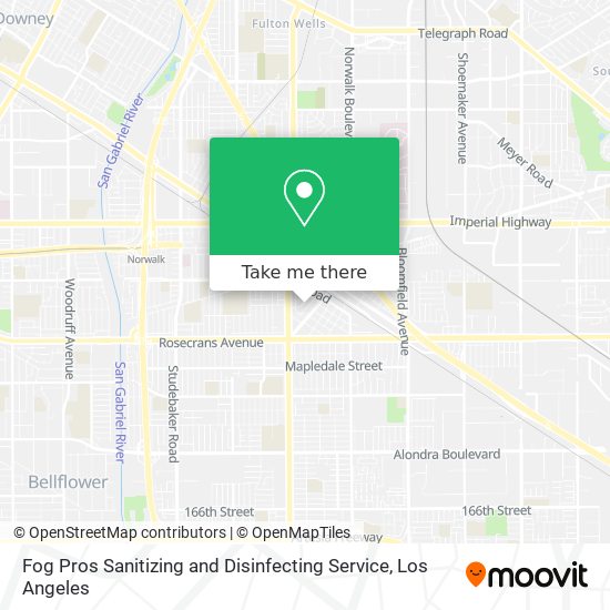 Fog Pros Sanitizing and Disinfecting Service map