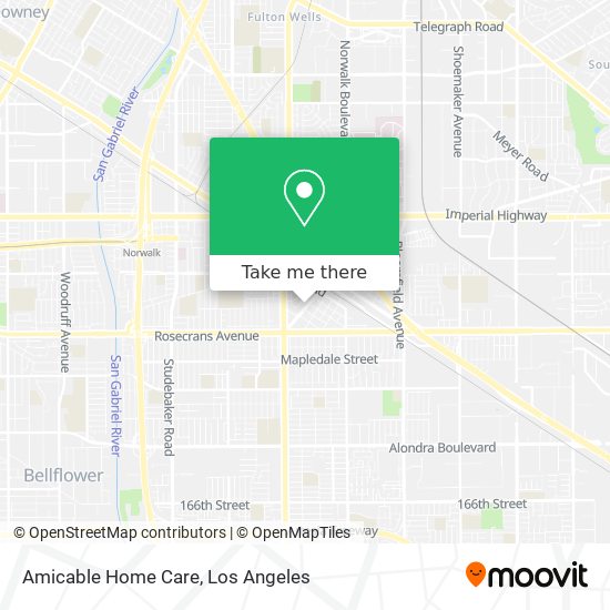 Amicable Home Care map