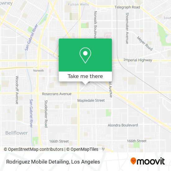 Mapa de Rodriguez Mobile Detailing