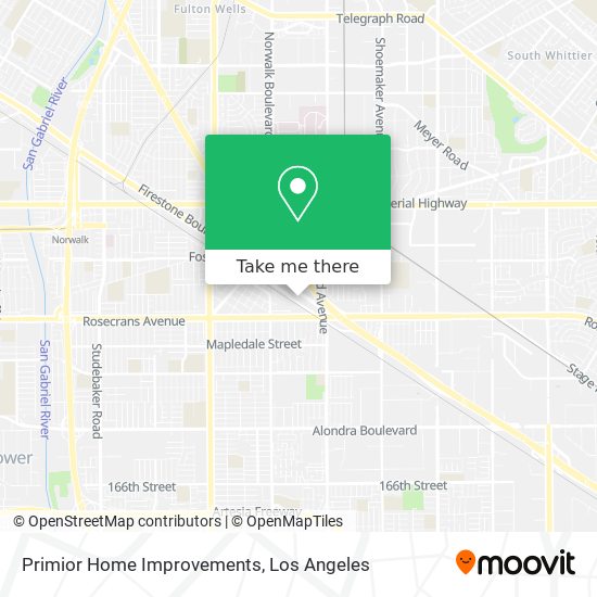 Primior Home Improvements map
