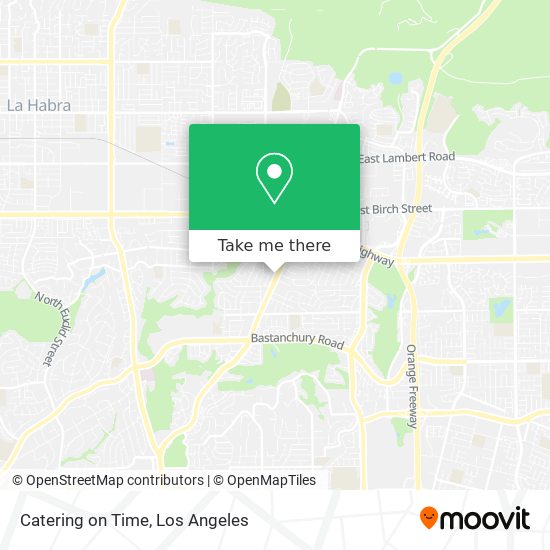 Catering on Time map