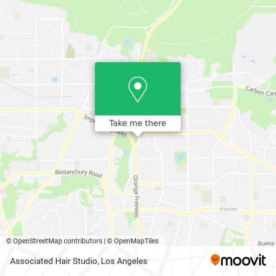 Associated Hair Studio map