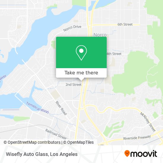Wisefly Auto Glass map