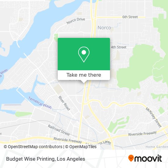 Mapa de Budget Wise Printing