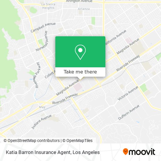 Mapa de Katia Barron Insurance Agent