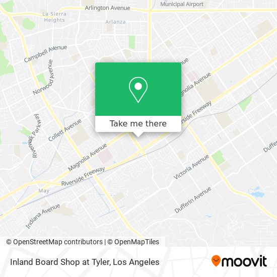 Mapa de Inland Board Shop at Tyler