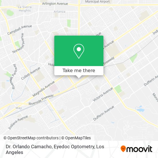 Dr. Orlando Camacho, Eyedoc Optometry map