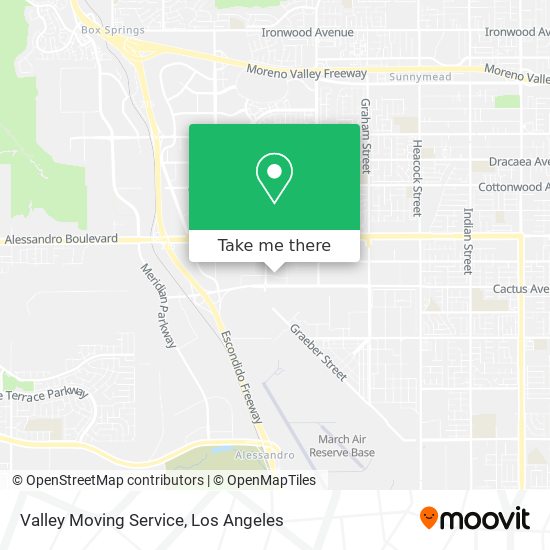 Mapa de Valley Moving Service