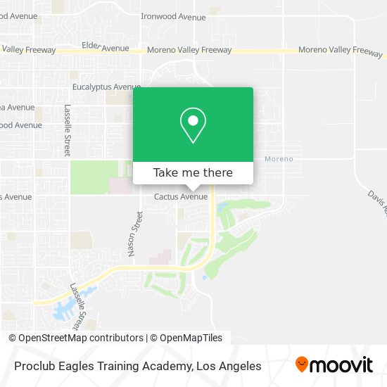 Proclub Eagles Training Academy map