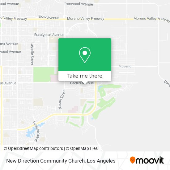 New Direction Community Church map