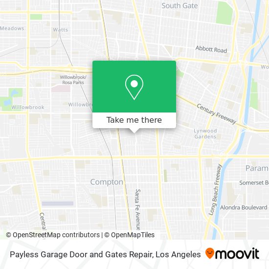 Payless Garage Door and Gates Repair map