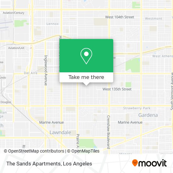 Mapa de The Sands Apartments