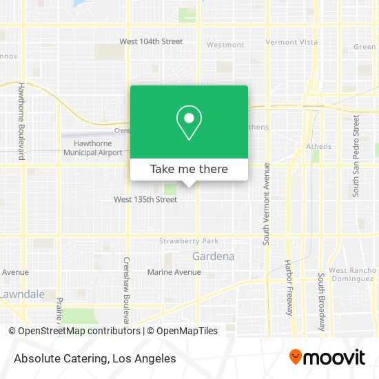 Absolute Catering map