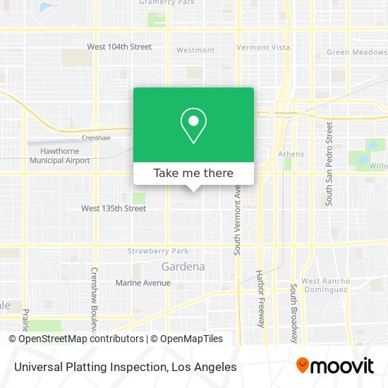 Universal Platting Inspection map