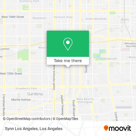 Mapa de Synn Los Angeles
