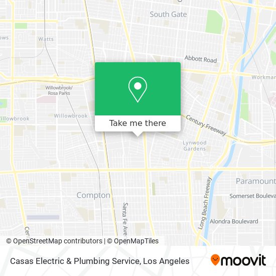 Casas Electric & Plumbing Service map