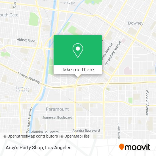 Mapa de Arcy's Party Shop