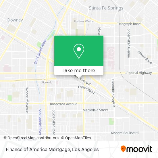 Finance of America Mortgage map