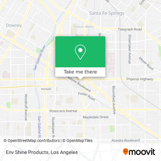 Env Shine Products map