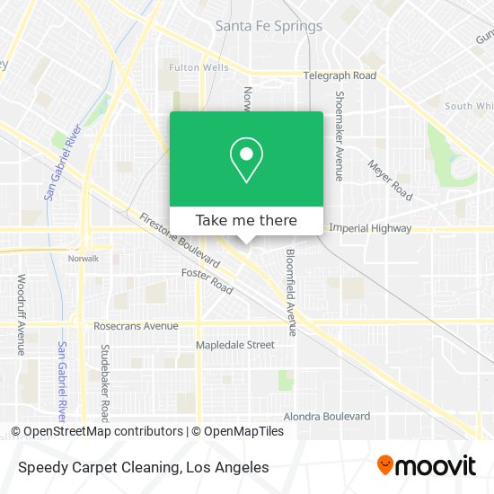 Speedy Carpet Cleaning map