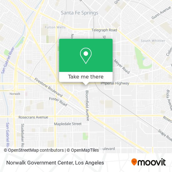 Norwalk Government Center map