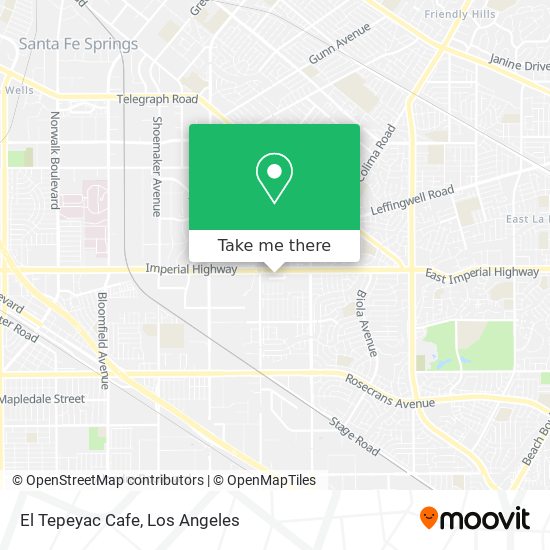 El Tepeyac Cafe map