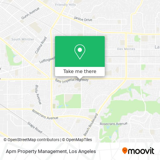 Apm Property Management map