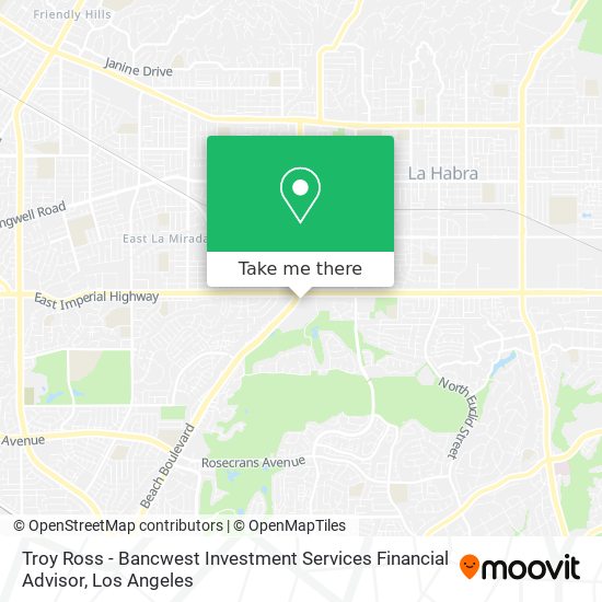 Troy Ross - Bancwest Investment Services Financial Advisor map