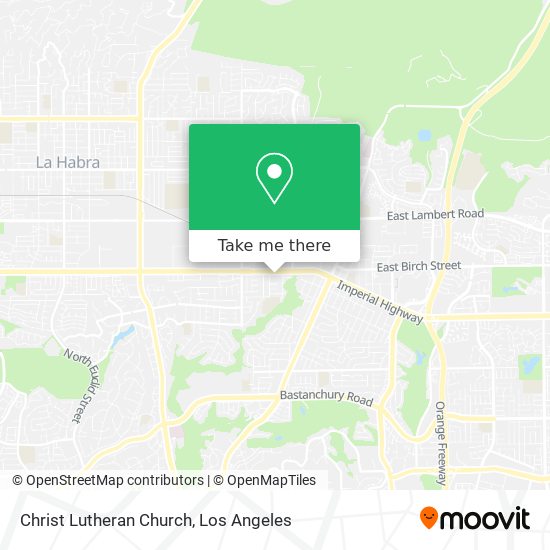 Christ Lutheran Church map