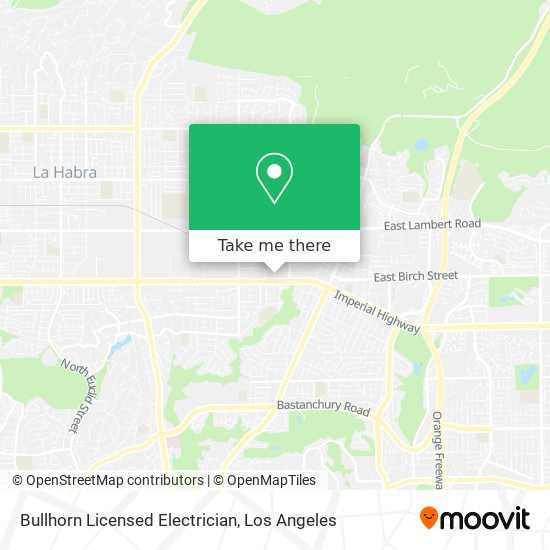 Bullhorn Licensed Electrician map