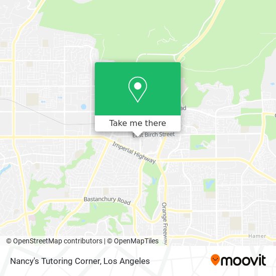 Nancy's Tutoring Corner map